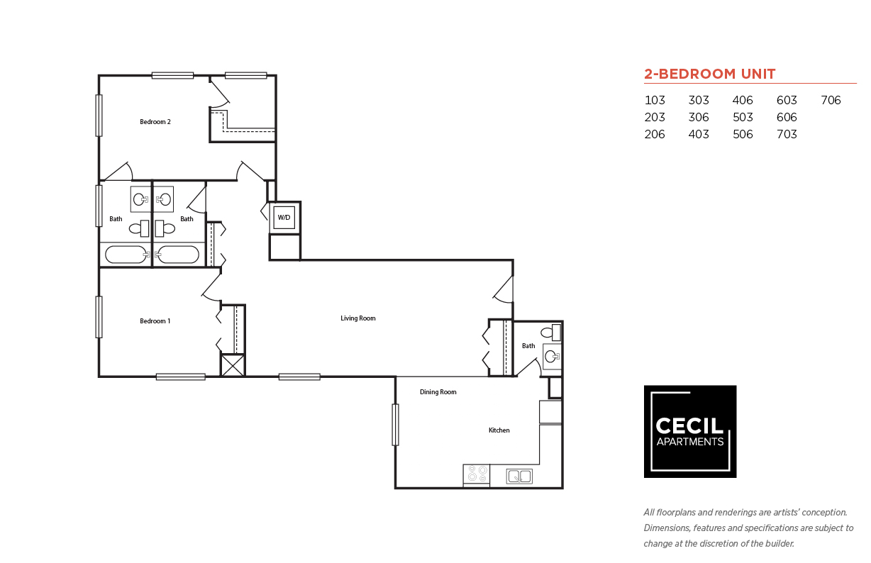 Cecil Apartments in Baltimore, MD PMC Property Group Apartments